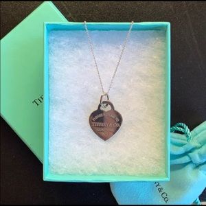 Tiffany&Co. Heart Tag Pendent Necklace
